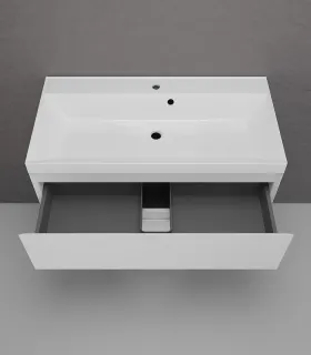 Тумба под раковину подвесная Style Line Манхэттен ЛС-00002359 80 см белый матовый